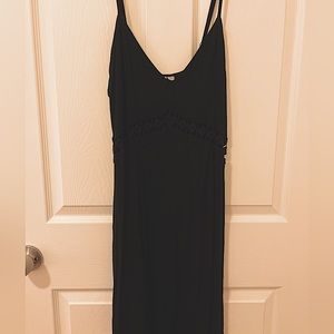 ASOS crochet/see through midriff mini dress